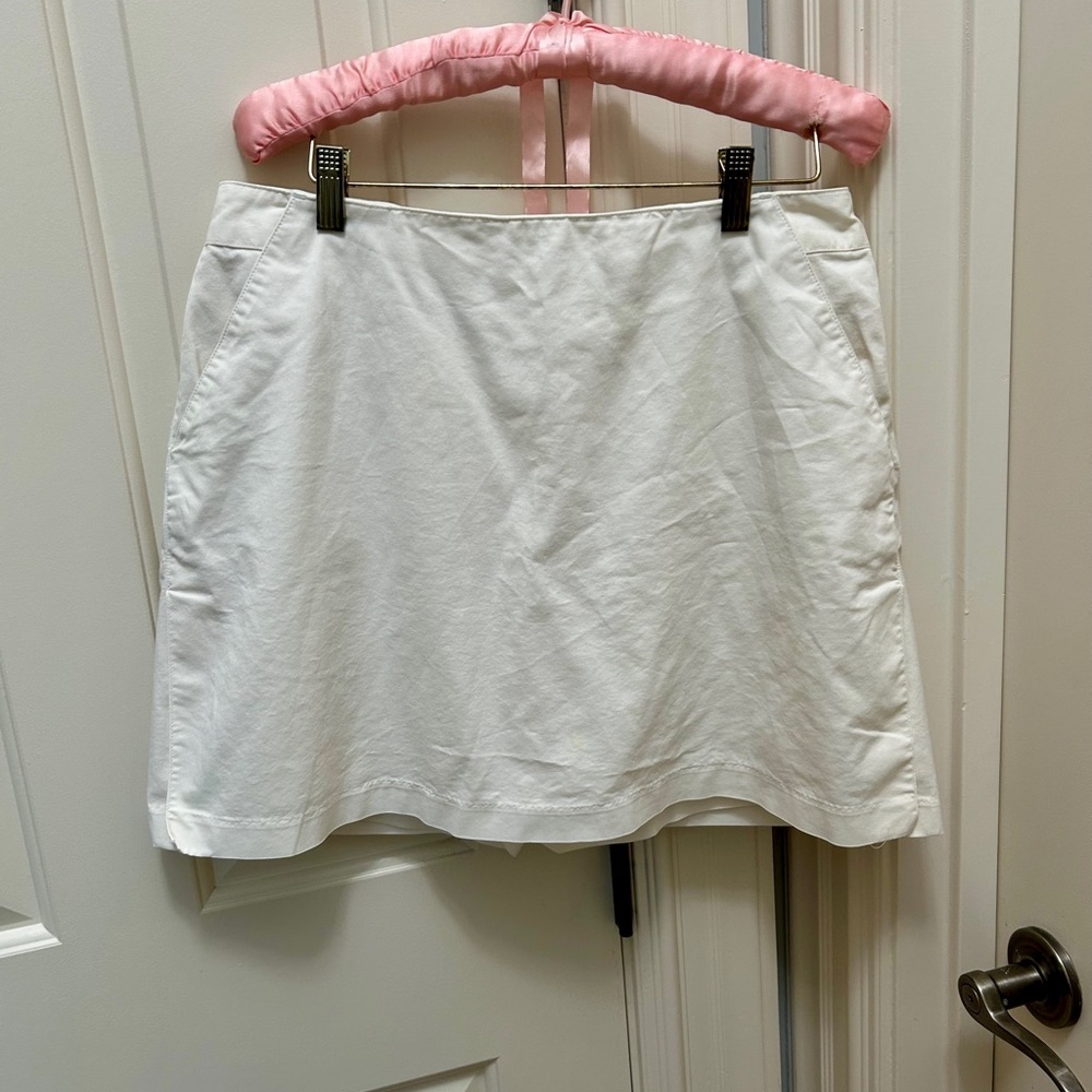 Athletic White Women's Skort, size 10